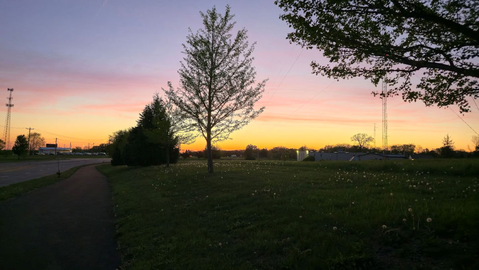 Beautiful evening for a walk. By Zack Campbell