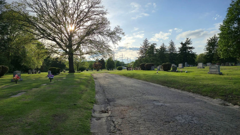 Feeling chill at Park Hill Cemetery! By Zack Campbell